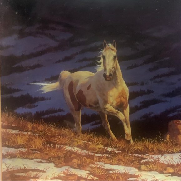 Brand new in package 500 piece jigsaw puzzle / Stallion approaching storm series - Picture 4 of 8